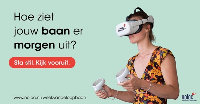 Noloc week van de loopbaan sta stil kijk vooruit